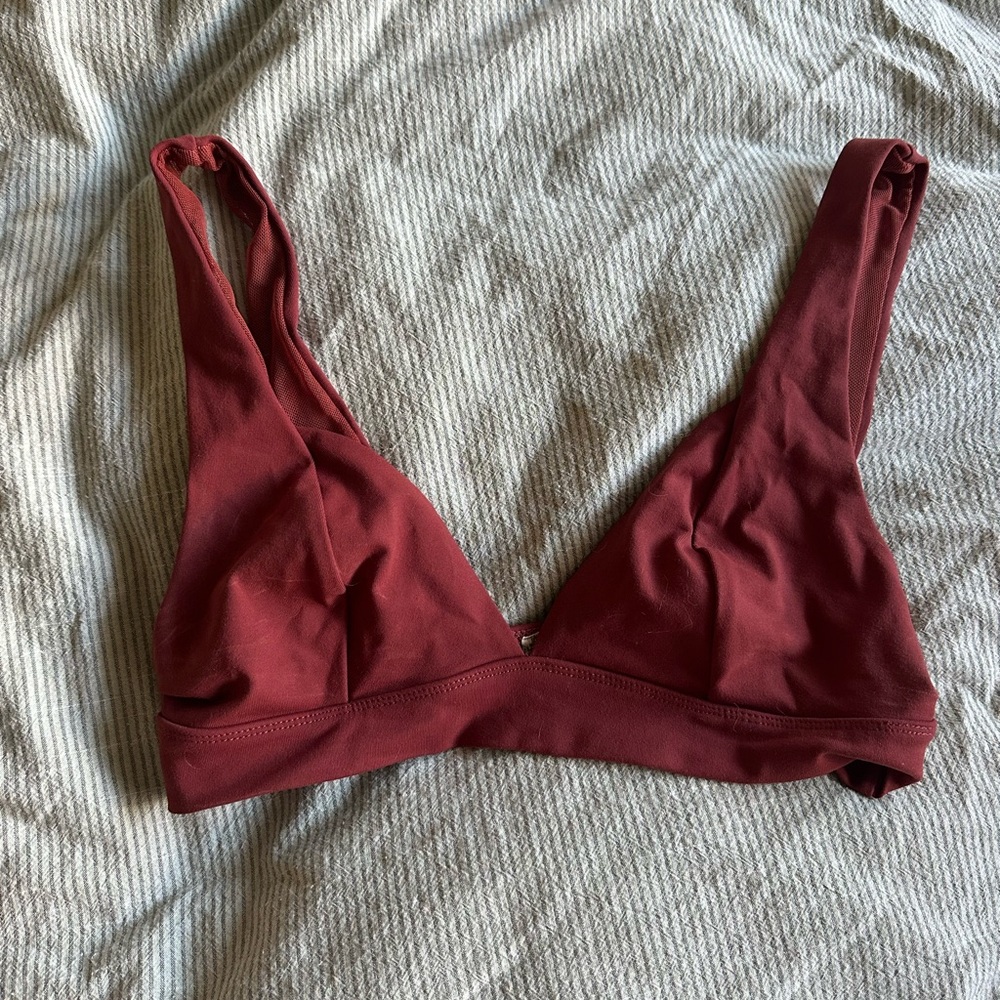 Free People Deep Red Bralette